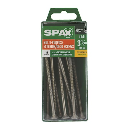 Keen No.14 S x 3.5 in. Star Flat Head Deck Screws  Gray KE3309863